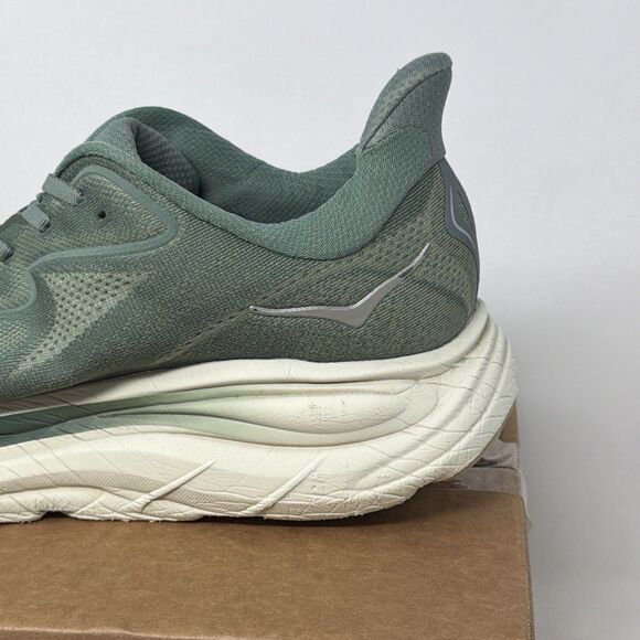 HOKA One One Clifton 10 Mens Size 14D Green Running Sneakers + NEW INSOLE main image 13